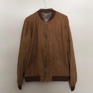 ASOS Suede Bomber Jacket